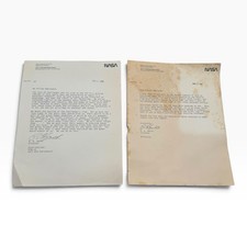 NASA STS-51L Letter Director Smith Employees Challenger loss 1986 SPACE SHUTTLE  picture