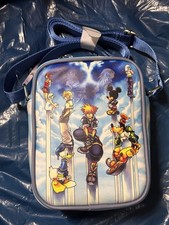 Disney Bag, Crossbody, Kingdom Hearts Character Group Pose, Blue, Vegan Leather picture