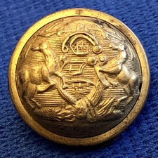 Antique Civil War Era Button Pennsylvania State Seal Militia / Staff picture