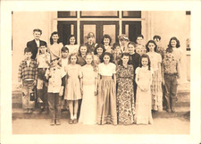1947 WARRENTON GRADE SCHOOL - OREGON vintage 5x7 fifth grade class photograph picture