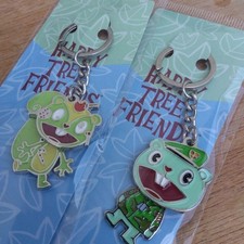 Happy Tree Friends HTF Metal Keychain Flippy Nutty Set Japan New picture