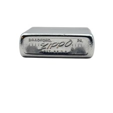 Zippo Regular 1966 Tentative Brushed Silver-Tone Patent 2517191 Pocket Lighter picture