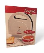 Vintage 1990's Campbells Soup Mug Set & Sandwich Maker, Open Box, Unused picture