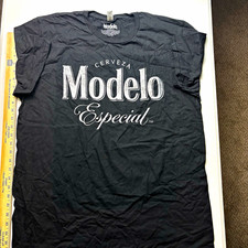 Modelo Especial Cerveza Breweriana Black T-Shirt, Size XL, Made in USA picture