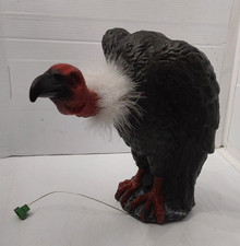 Vintage Gemmy Animated Tabletop Vulture Buzzard Halloween Prop Decor Sound Senso picture