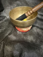 Antique Tibetan handmade yoga Singing Bowls 4.5