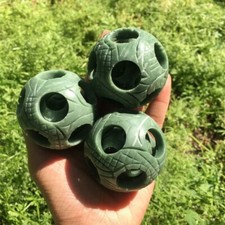 1PC 50mm+ Natural Green Jade Exquisite Ball picture