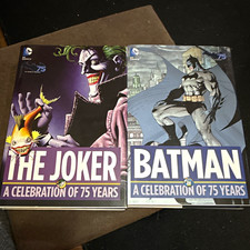 DC Comics Batman & The Joker A Celebration of 75 Years 2-Book Set English picture