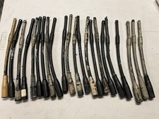 LOT OF 22 MILITARY SURPLUS 12 INCH LONG HANDHELD RADIO ANTENNAS picture
