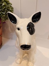 Vintage 1987 Scioto Ceramic Bull Terrier Dog Statue 12.5
