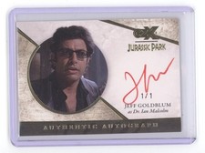 JEFF GOLDBLUM 2026 CRYPTOZOIC CZX JURASSIC PARK  RED INK AUTO 1/1 Q1887 picture