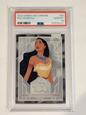 2023 Topps Chrome Disney 100 #55 Pocahontas PSA 10 picture