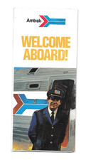 1976 Amtrak Railroad Welcome Aboard Brochure T44 picture