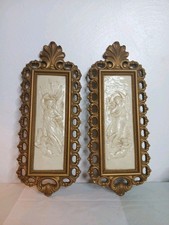 Vintage Set MCM Wall Hangings ANGEL GODDESS  19