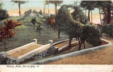 J70/ Put-In-Bay Ohio Postcard c1910 Victory Park Hotel Walkway 202 picture