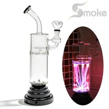 Hookah 14inch Plasma Electric Glass Bong Water Pipes Smoking Bongs w/14mm bowl picture