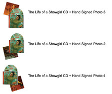 TAYLOR SWIFT LIFE OF A SHOWGIRL CD W/ HAND-SIGNED PHOTO 2-4 COMPLETE SET SEALED picture