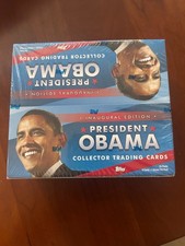 TOPPS President Obama 2008 Collector Trading Cards Inaugural Edition Sealed Box picture