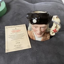 Royal Doulton Collector Club 1991 Character Jug Christopher Columbus ✨ picture