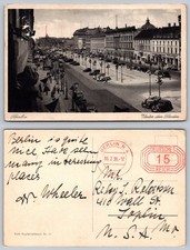 Berlin Unter den Linden 1938 Postcard Brandenburg Gate Vintage Cars Deutsches picture