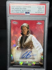 2025 Disney Sapphire Orlando Bloom - William Turner 1st On Print /5 PSA 9/9 picture