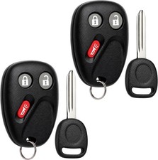 Key Fob Keyless Entry Remote with Ignition Key fits 2003-2006 Chevy Avalanche picture
