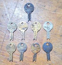 Mills Novelty Co Antique Key Lot Of 9 picture