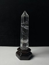 1.18LB Top Natural Clear Quartz Obelisk Healing Crystals Balance Chakras Reiki picture