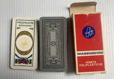 Masenghini playing cards Venete poliplastiche 1980 italian Venice picture