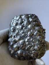 Vintage Antique Reed & Barton Silverplate Repoussé Floral Coin Purse Box Clasp picture