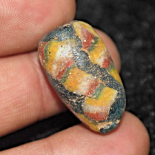 Large Ancient Roman Mosaic Gabri Glass Bead with very Rare Pattern picture
