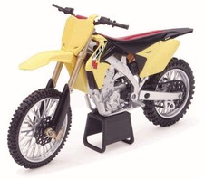 NewRay 1/12 Suzuki RM-Z450 2014 Suzuki Motocross / Off-Road Bike, Yellow picture