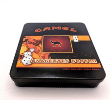 Camel Exotic Blends SnakeEyes Scotch Empty Tin Vintage 2001 Collectible RJR picture