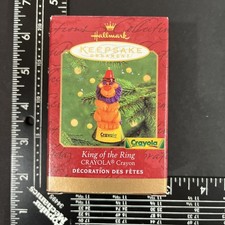 Vtg 2000 Hallmark Ornament King of the Ring Lion Crayola Crayon Series picture