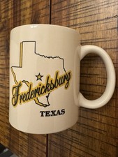 Fredericksburg Texas Coffee Cup Mug Ceramic 11 oz Ivory picture