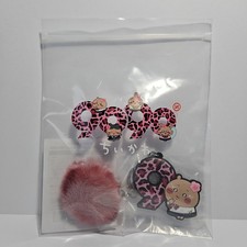 Chiikawa x 9090 Chiikawa 90 Logo Gyaru Rubber Keychain Brand New picture