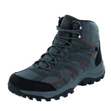 Northside Men's Gresham Mid Waterproof Hiking Shoe, Charcoal/Orange, 11.5 picture