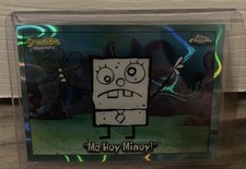 2025 Topps Chrome SpongeBob Me Hoy Minoy Doodlebob Aqua Lava Refractor /199 picture