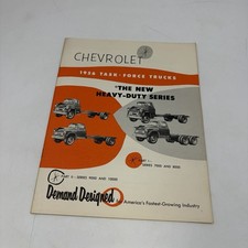 1956 Chevrolet Task Force Heavy Duty Truck Dealer Sales Training Manual Brochure picture