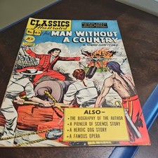 CLASSICS ILLUSTRATED #63 (1949) VF- (7.5) MAN WITHOUT A COUNTRY  (HRN 67)  RARE picture