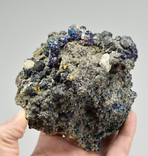 Chalcopyrite with Galena and Calcite - Buick Mine, Iron Co., Missouri picture