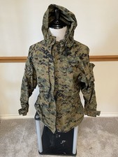 Genuine USMC APECS GorTex Parka Jacket Woodland MARPAT Large Regular picture