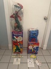 VTG 1998/99 Telco Mel Box Frank E. Post Animated Singing Christmas Display READ picture