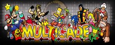 Multicade Arcade Classics Marquee For Reproduction Header/Backlit Sign picture