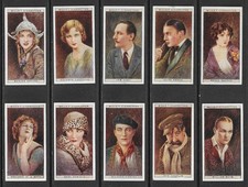Wills 1928 CINEMA STARS 1st series set cigarette cards picture