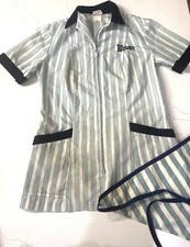 1970 Authentic Wendys Fast Food Employee Uniform Shirt W/Head Scarf Very Rare picture