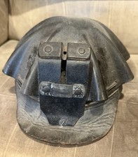 Antique Miner’s Turtle Shell Helmet Vtg Industrial Early  1900’s-Coal Mining picture
