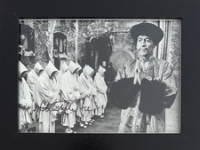 Christopher Lee, Hand Signed Framed Original Publicity Photo & COA picture
