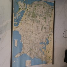 Vintage 1988 Champion Map Corporation of united states 71 inches by 54 inches picture