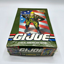Vintage 1991 Impel G.I. Joe Series 1 Trading Card Box - 36 Sealed Booster Packs picture